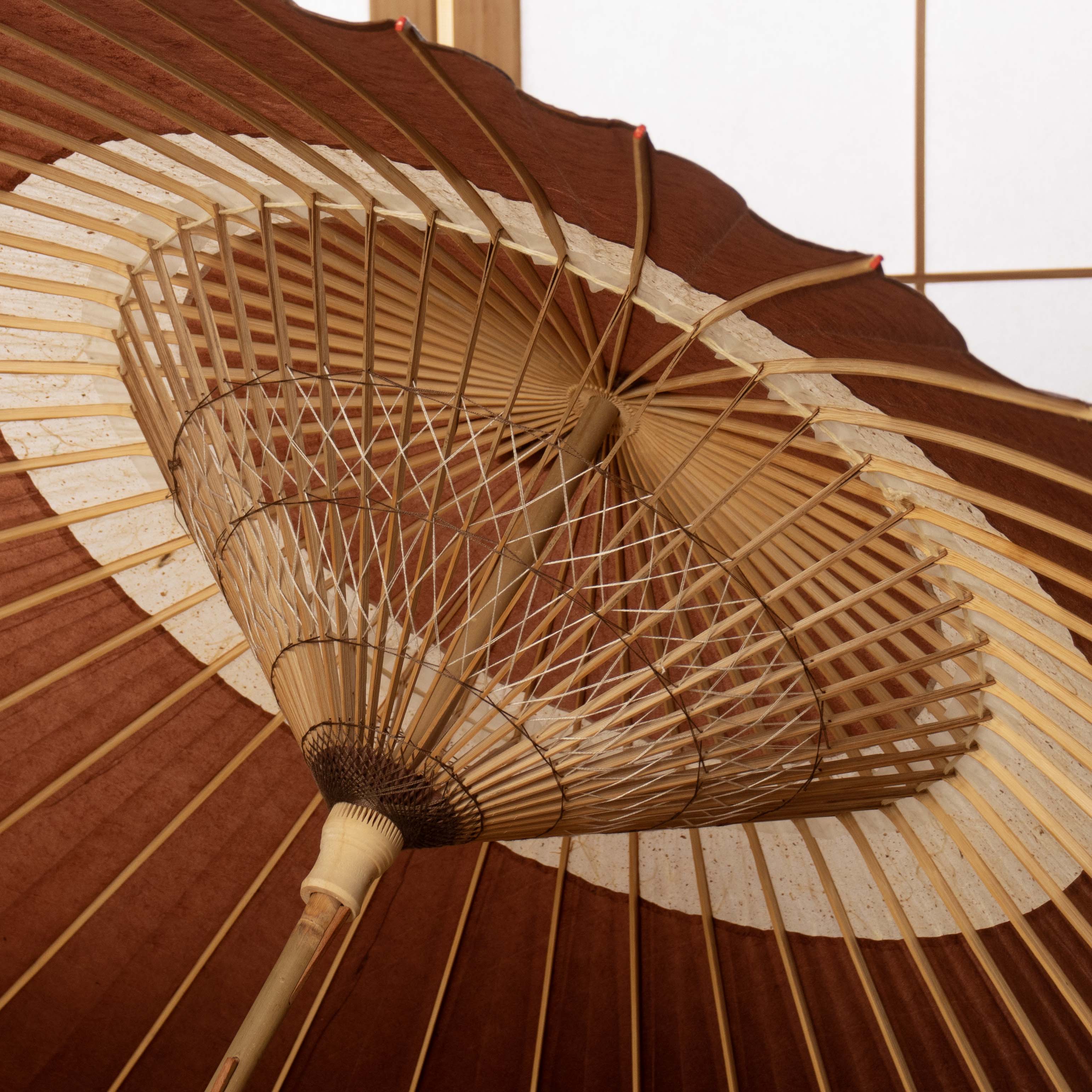 辻倉『極み』蛇の目柄/黒谷 / 団十郎茶