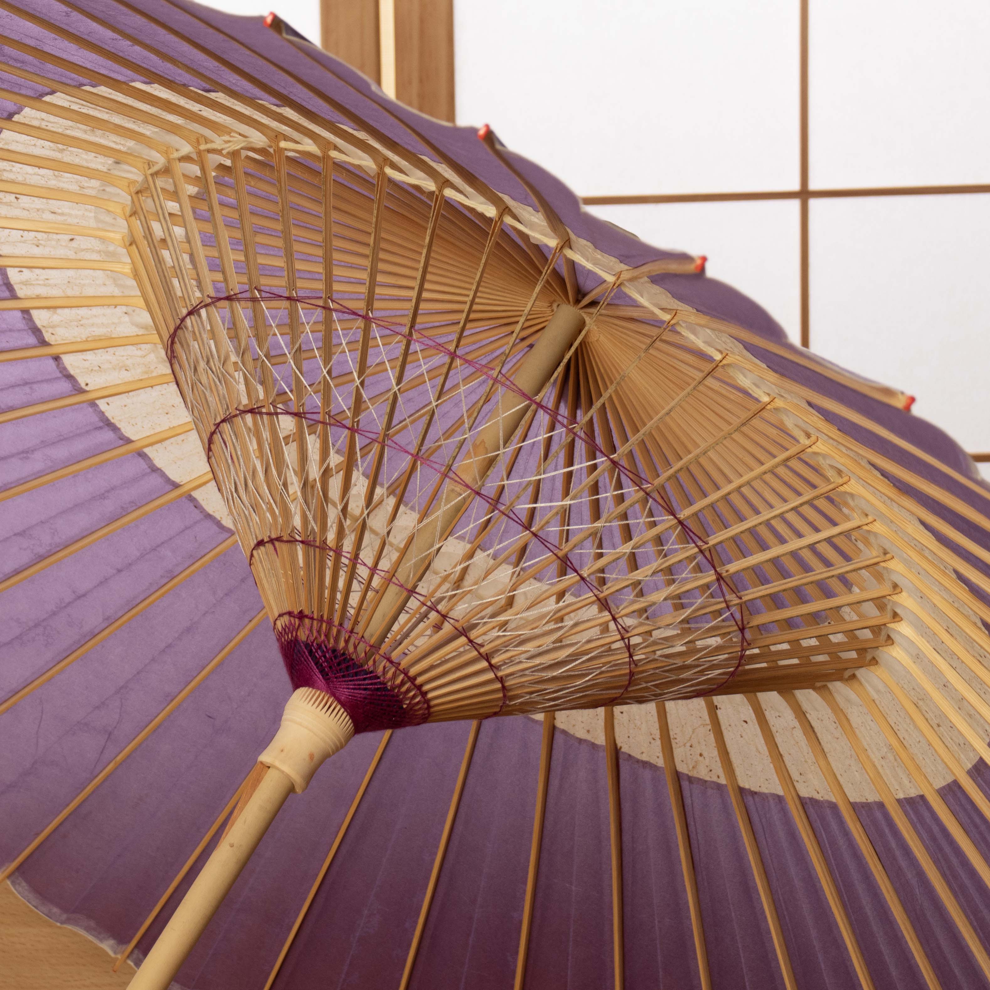 辻倉『極み』蛇の目柄/黒谷/藤霞