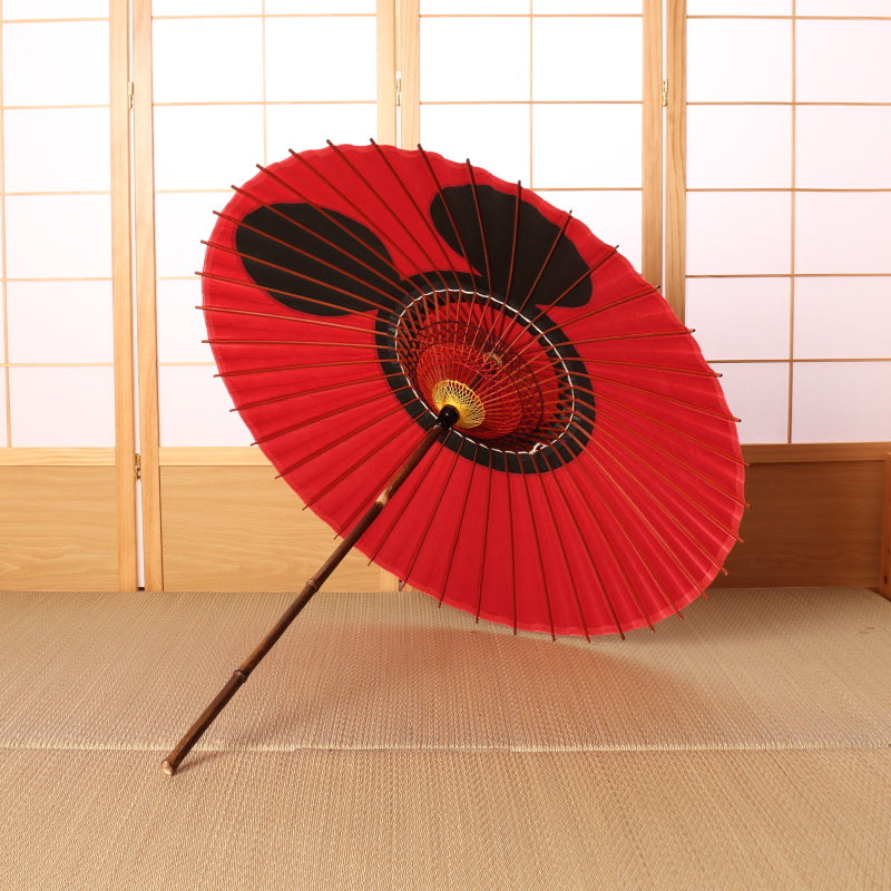 Disney/Kyoto Traditional Crafts Japanese Parasol ① Mickey Mouse Snake Eye Pattern