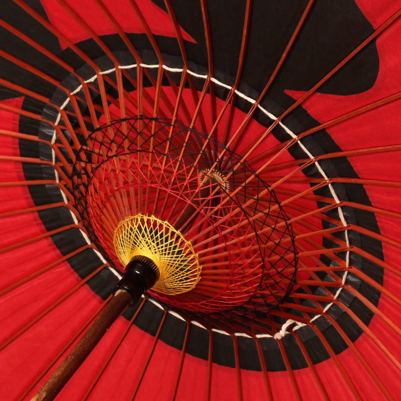 Disney/Kyoto Traditional Crafts Japanese Parasol ① Mickey Mouse Snake Eye Pattern