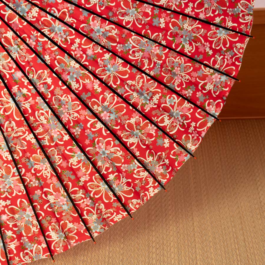 Gold-painted Kyoto Yuzen "Flower Hairpin"