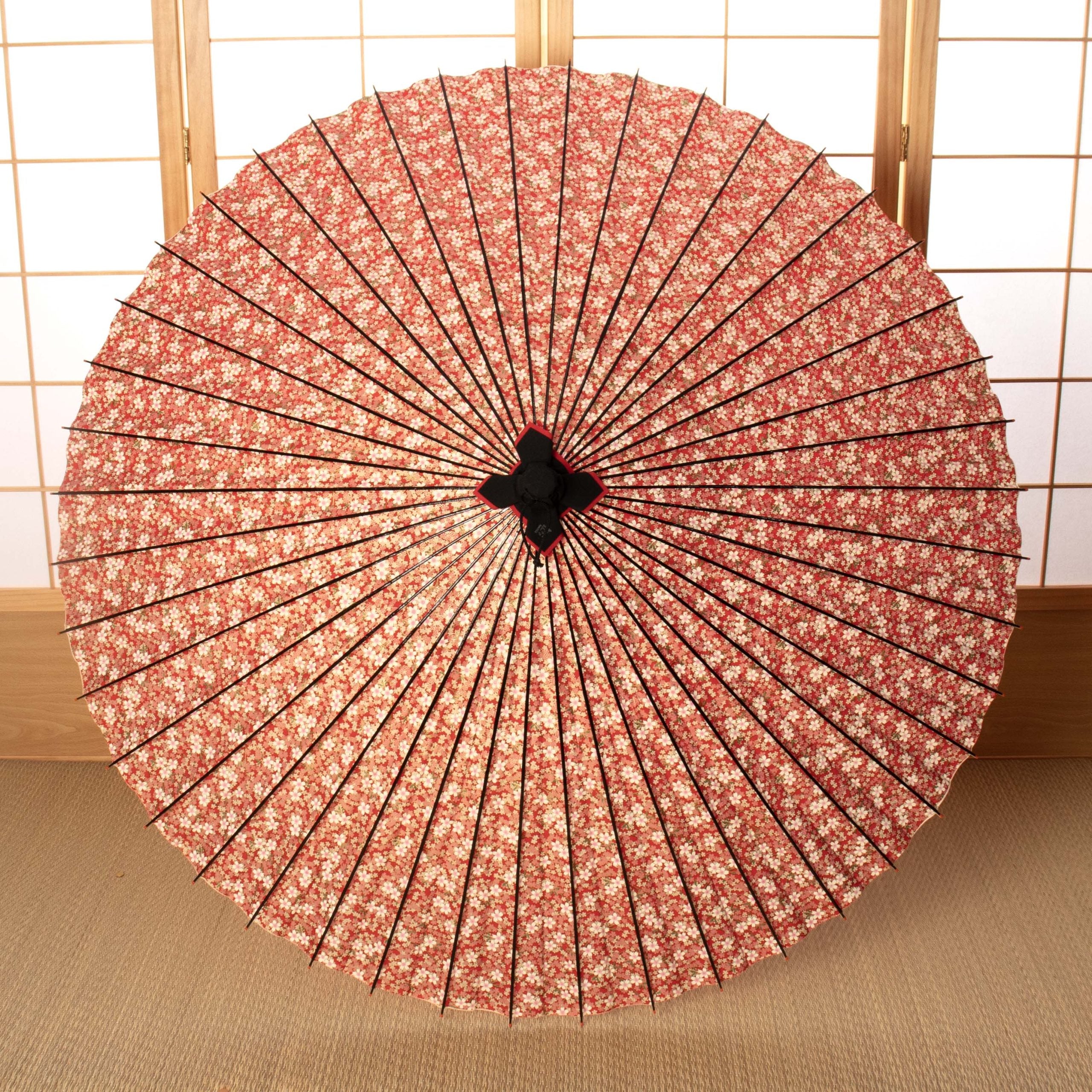 金彩京友禅『桜日和』 赤