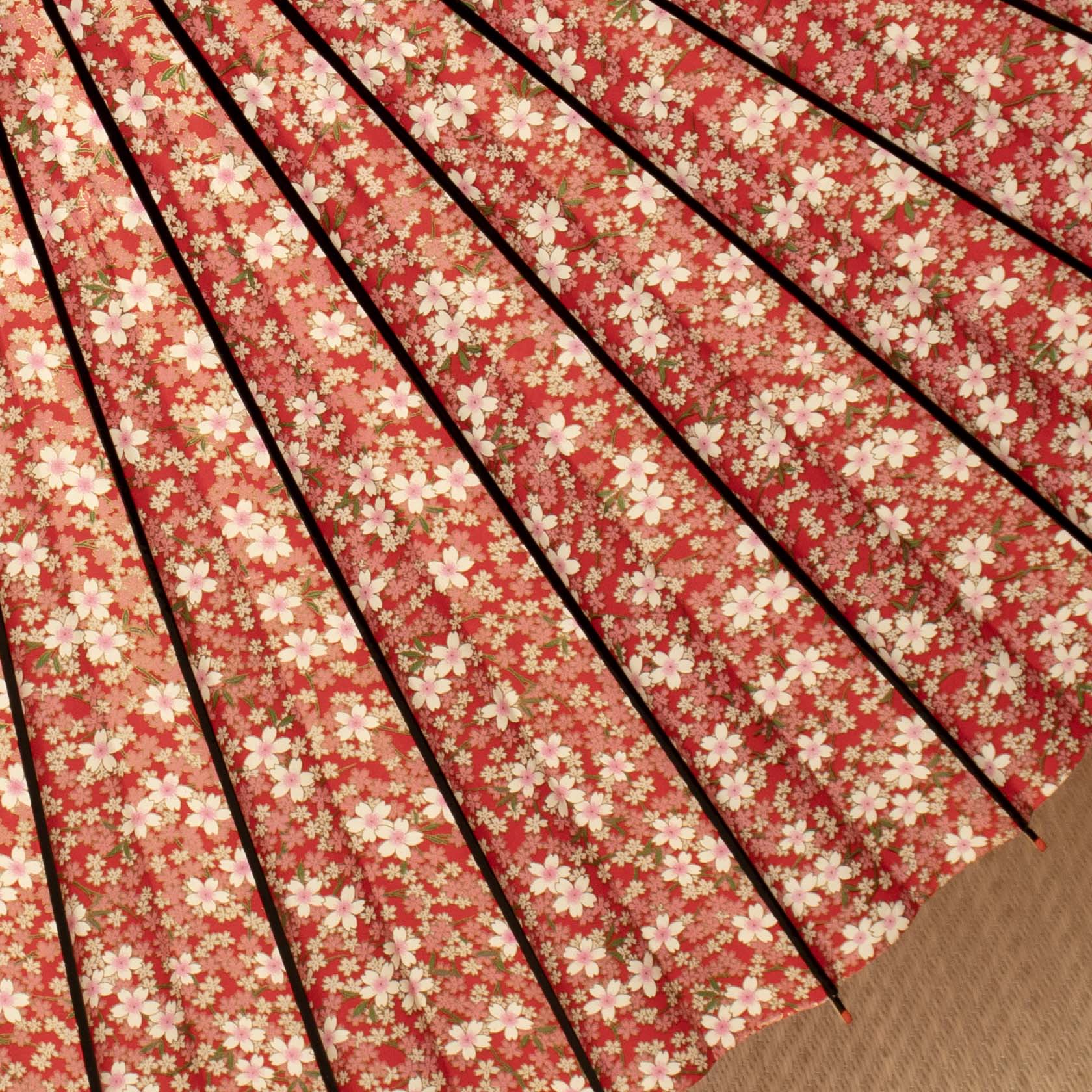 金彩京友禅『桜日和』 赤