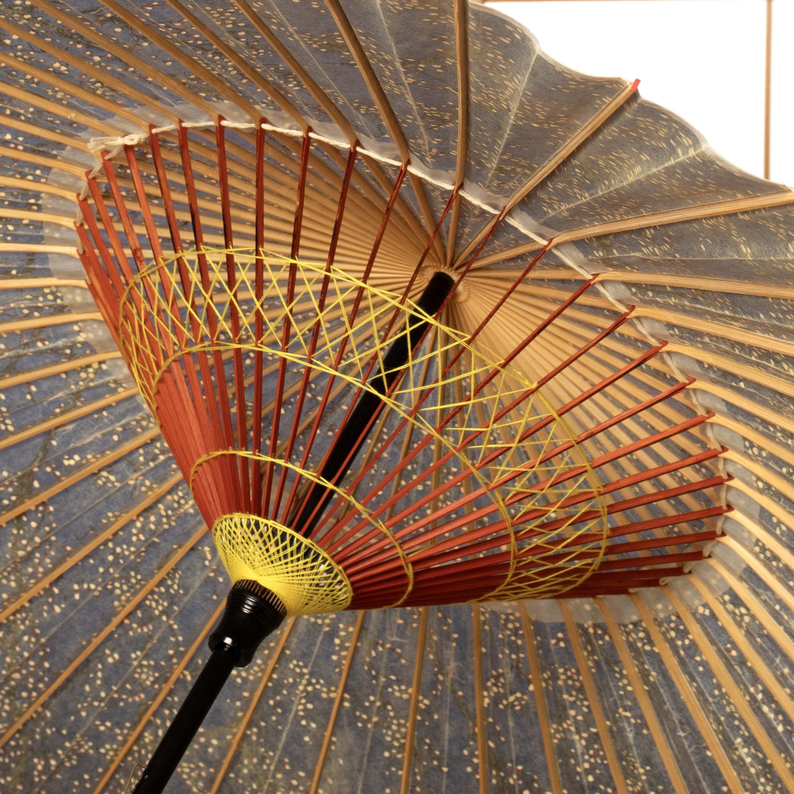 Blue and Ume Nagare / Kinsai Kyo-yuzen