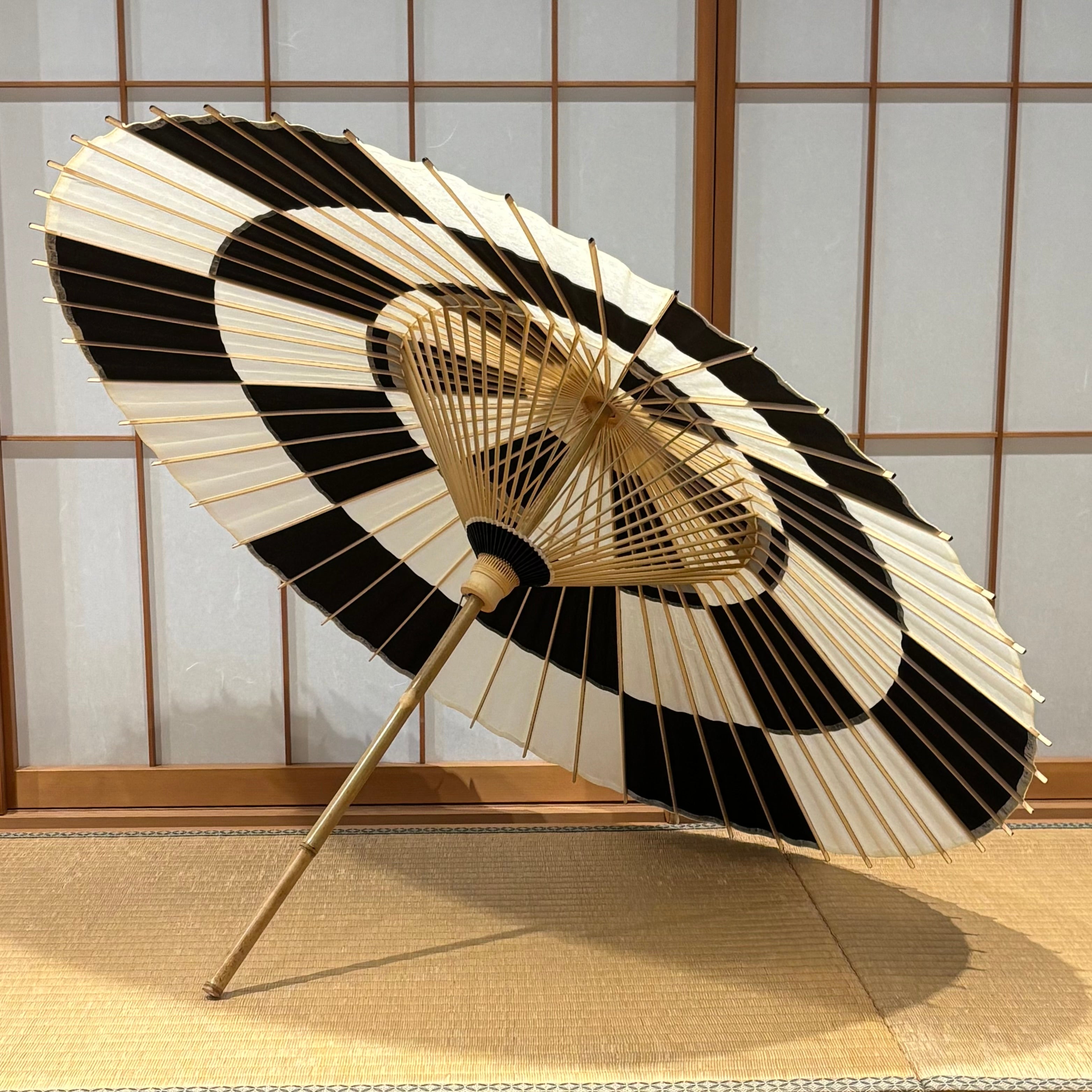 特撰番傘 市松 『玄』 - 日本最古の京都和傘屋 辻倉