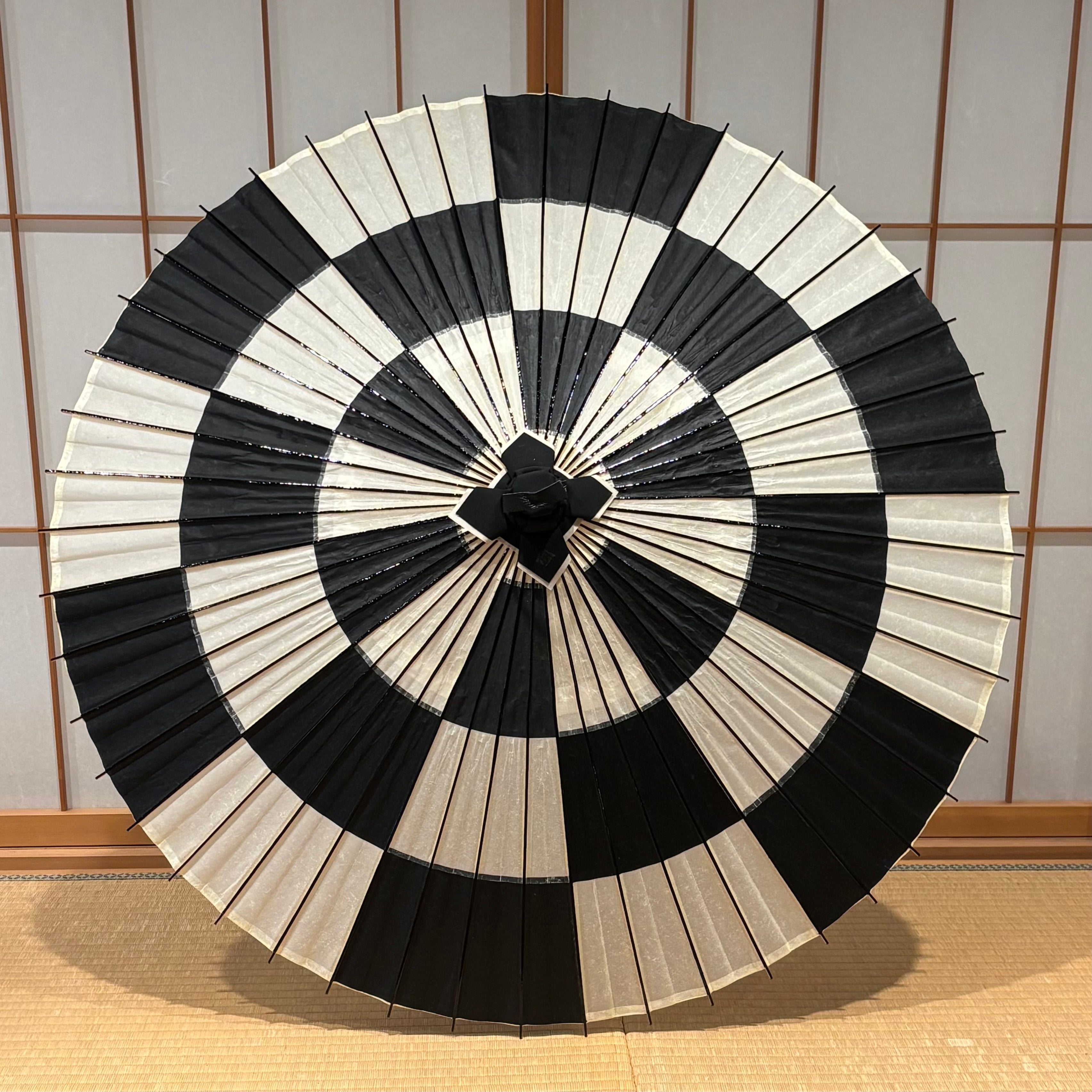 特撰番傘 市松 『玄』 - 日本最古の京都和傘屋 辻倉