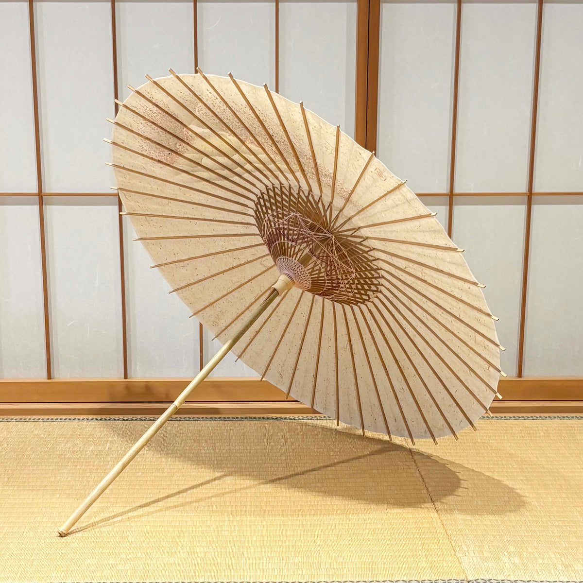 日本画家 手描き 和日傘『富士春景』