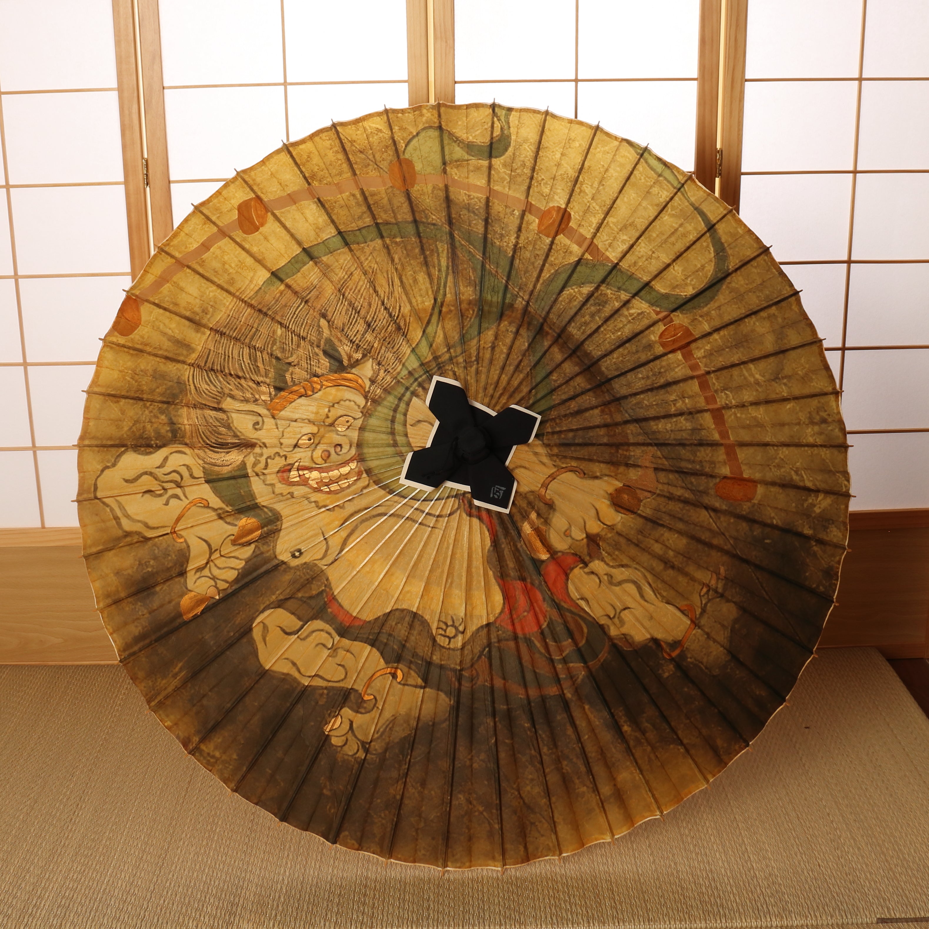 蛇の目傘 -雷神図- - 日本最古の京都和傘屋 辻倉