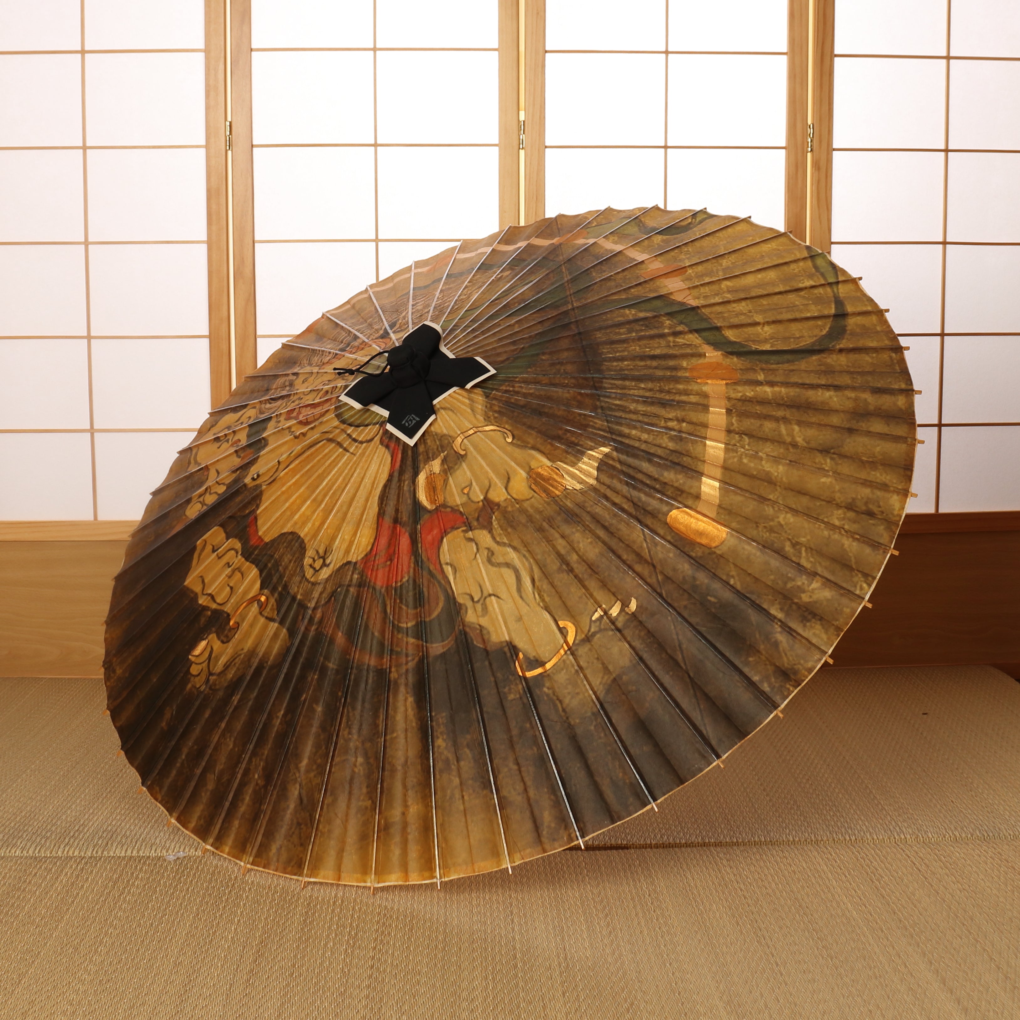 蛇の目傘 -雷神図- - 日本最古の京都和傘屋 辻倉