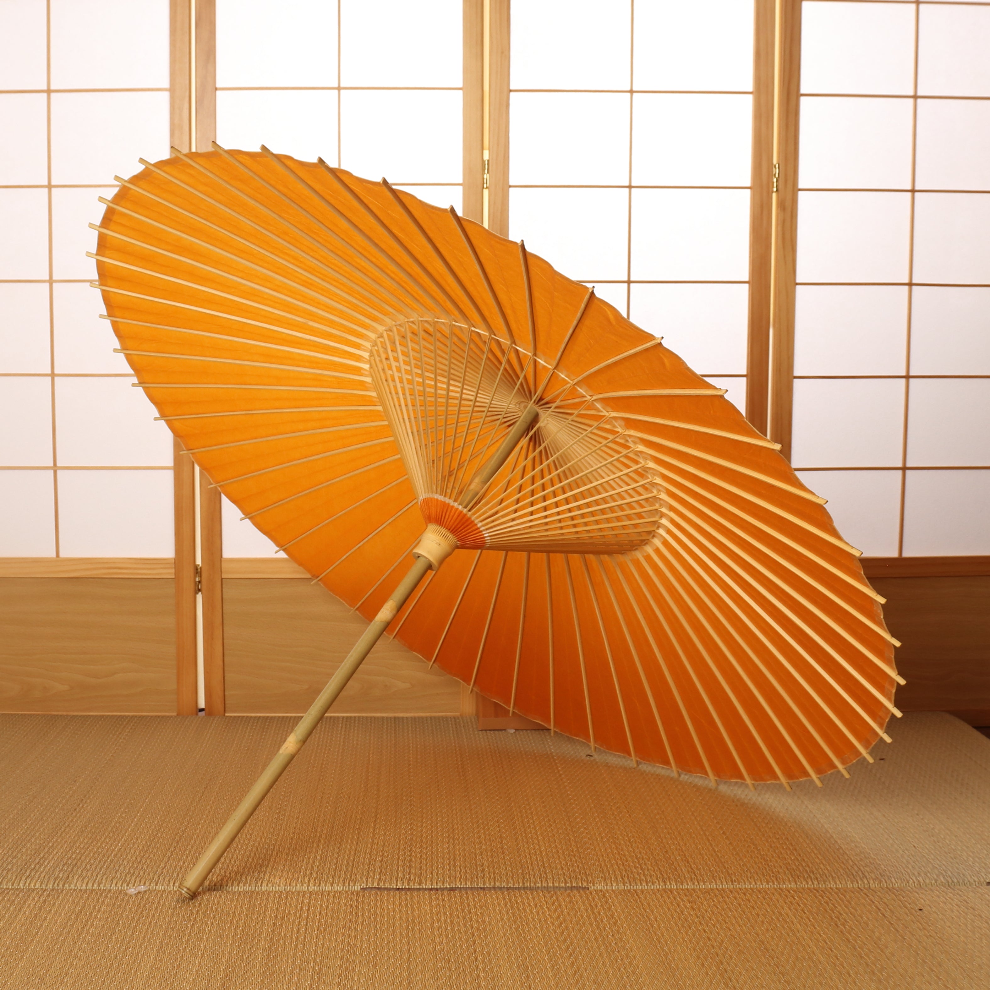 辻倉『極み番傘』-蜜柑色-
