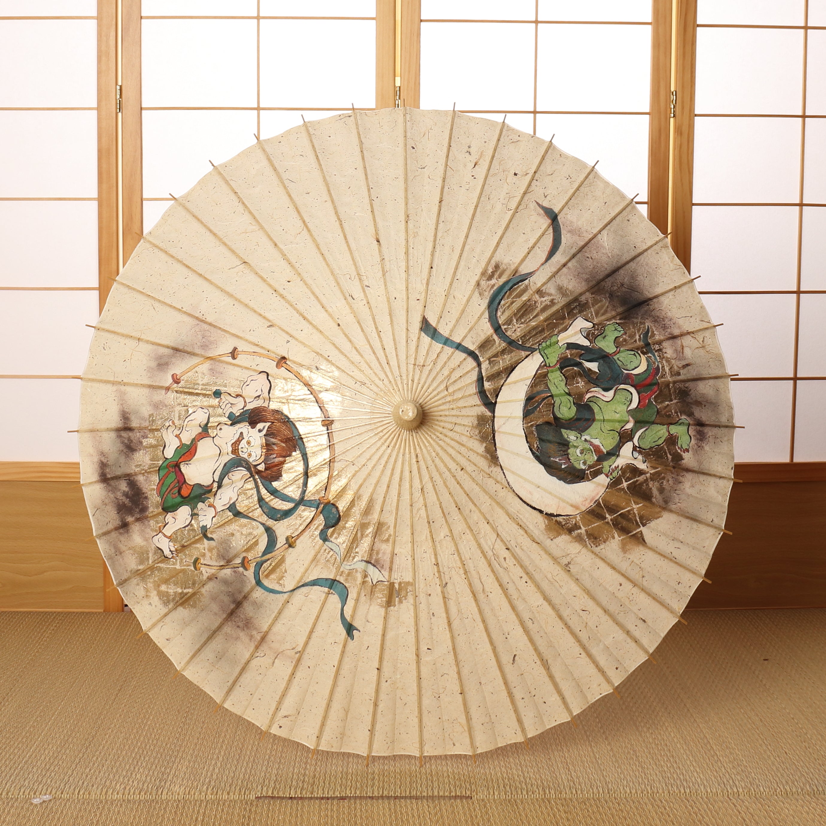 【新品】日本画 和柄調 日傘兼用 傘 日本橋三越品 縁起のいい 風水 神社 IMG_7132_69d33e27-21cf-4084-