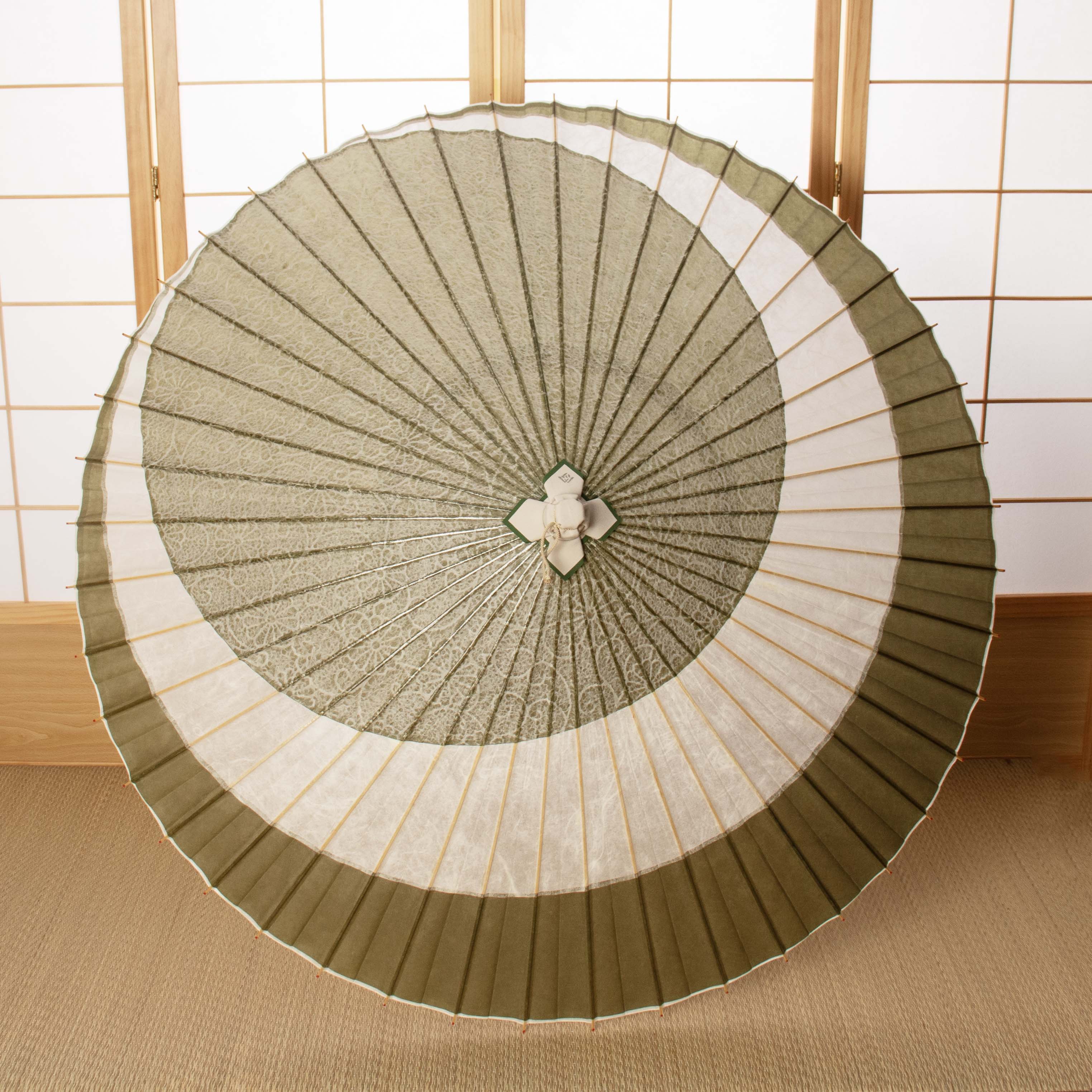 辻倉『極み』三日月奴 浅葱 - 日本最古の京都和傘屋 辻倉