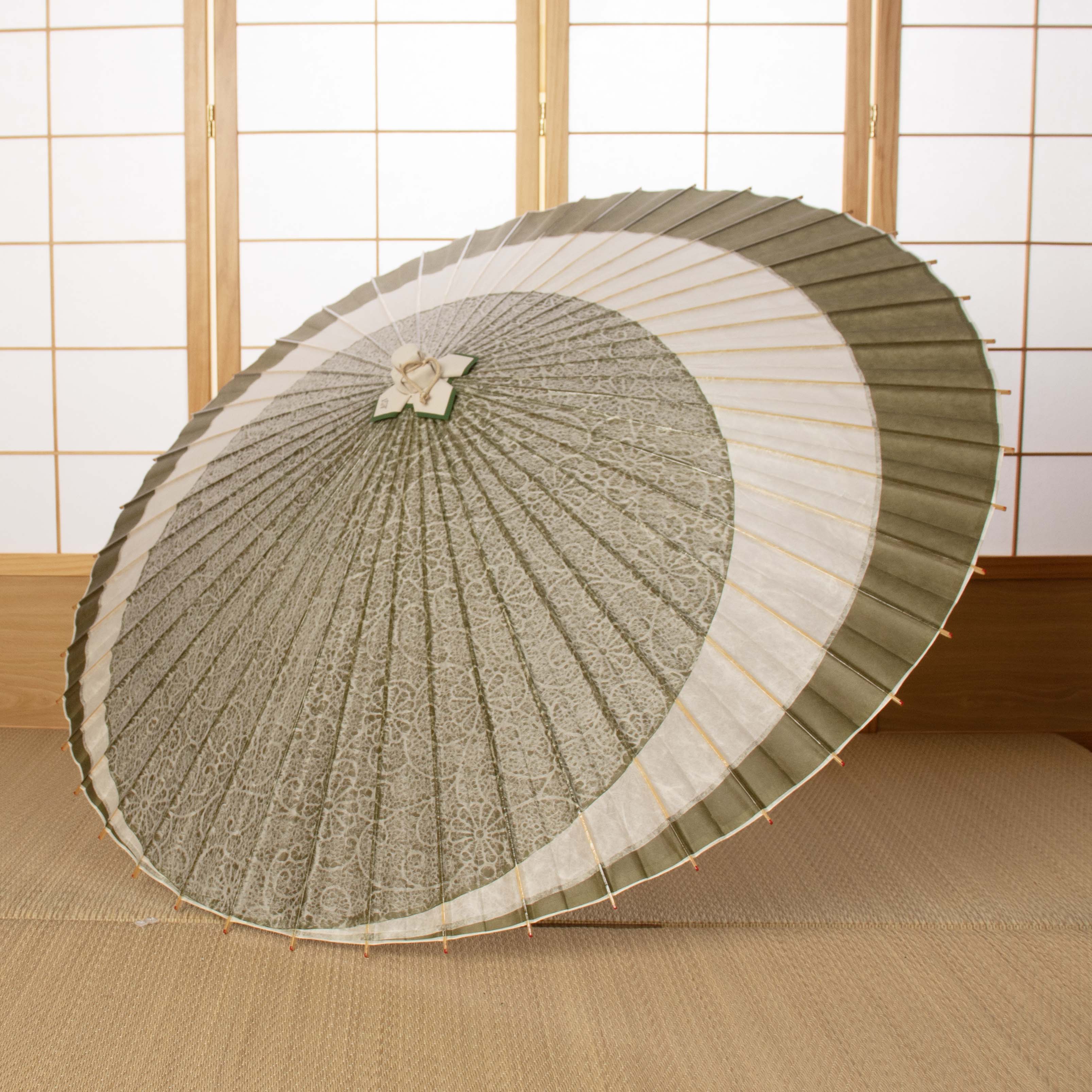 辻倉『極み』三日月奴 浅葱 - 日本最古の京都和傘屋 辻倉