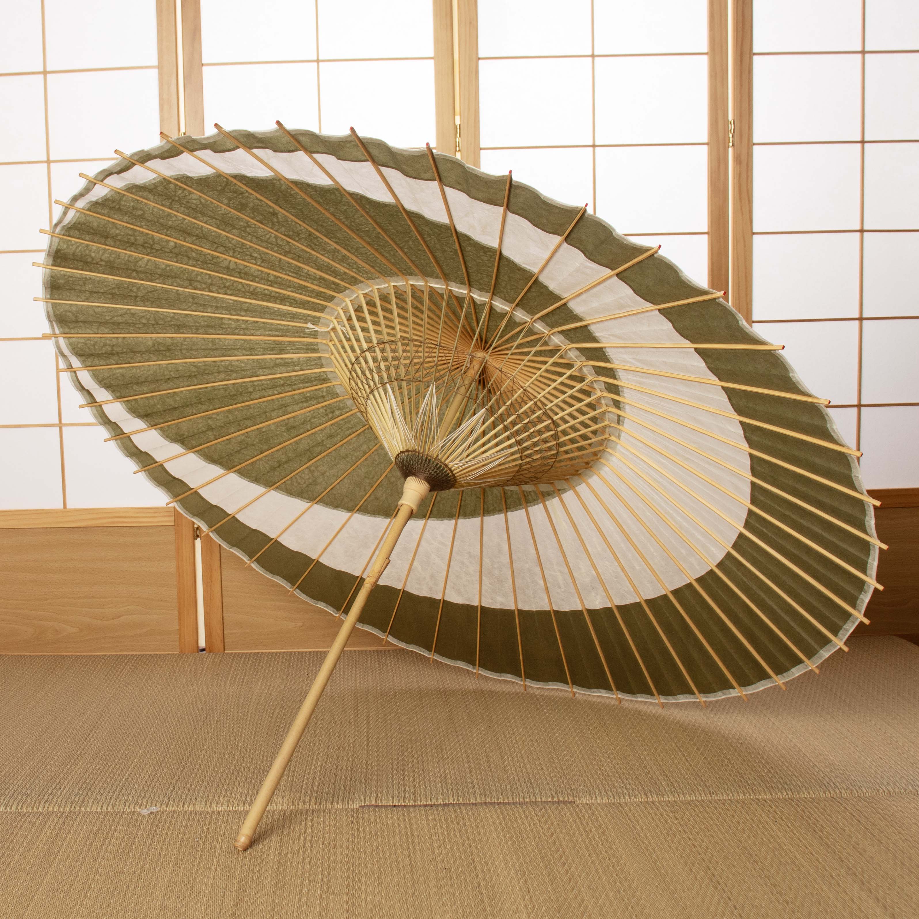 辻倉『極み』三日月奴 浅葱 - 日本最古の京都和傘屋 辻倉