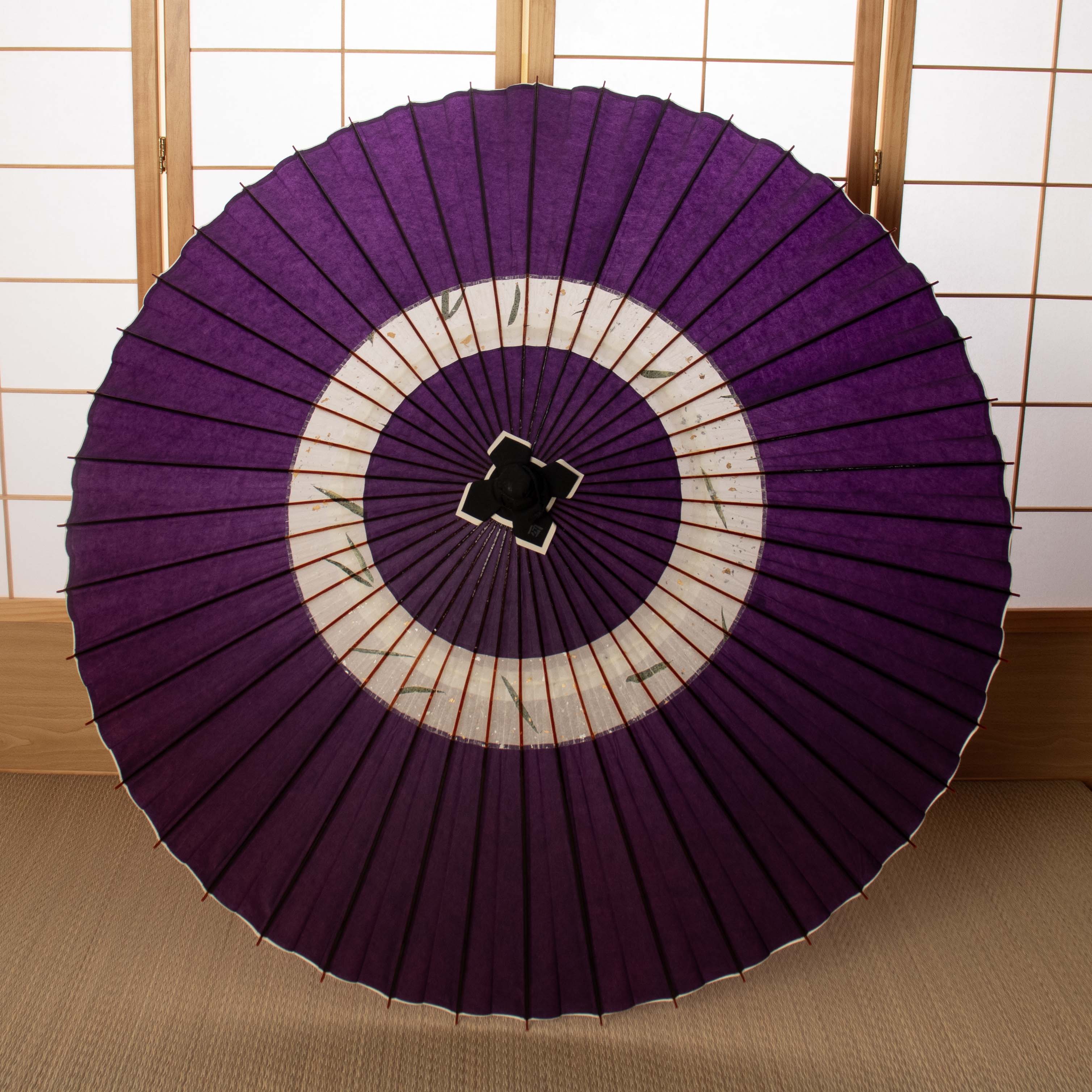 紺色の和傘｜ 特選蛇の目柄 藍｜ 京都 和傘屋 辻倉 - 日本最古の京都和
