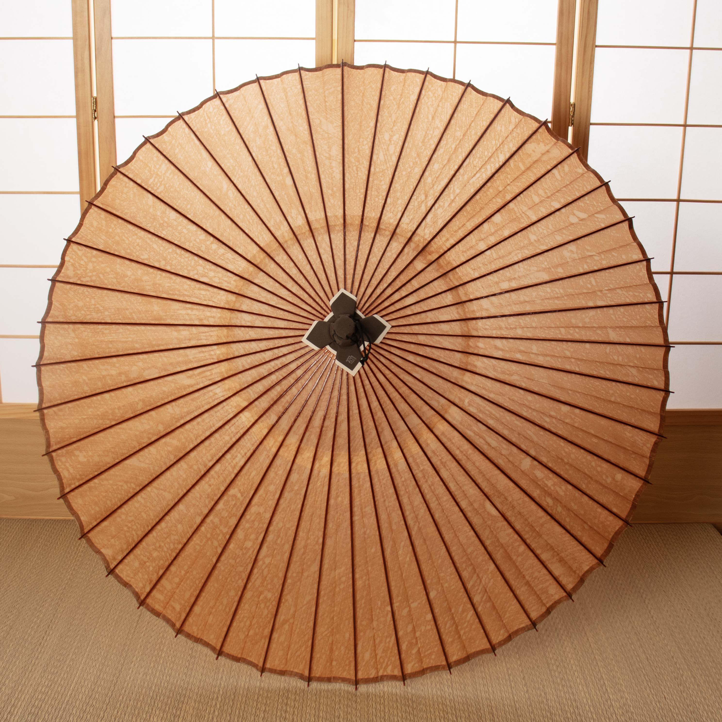 辻倉特撰無地 黒竹 柿渋染