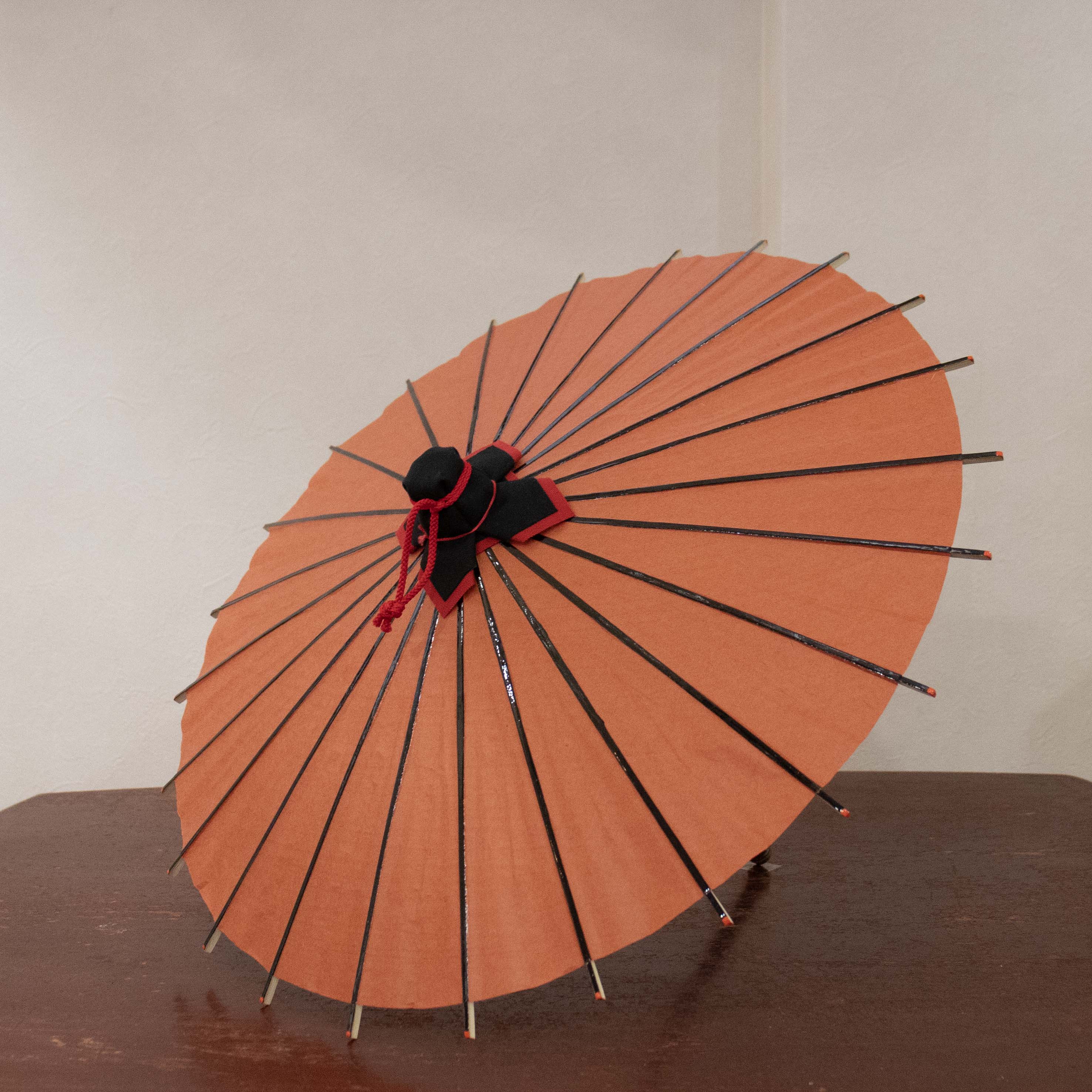 姫和傘 大寸 『橙』