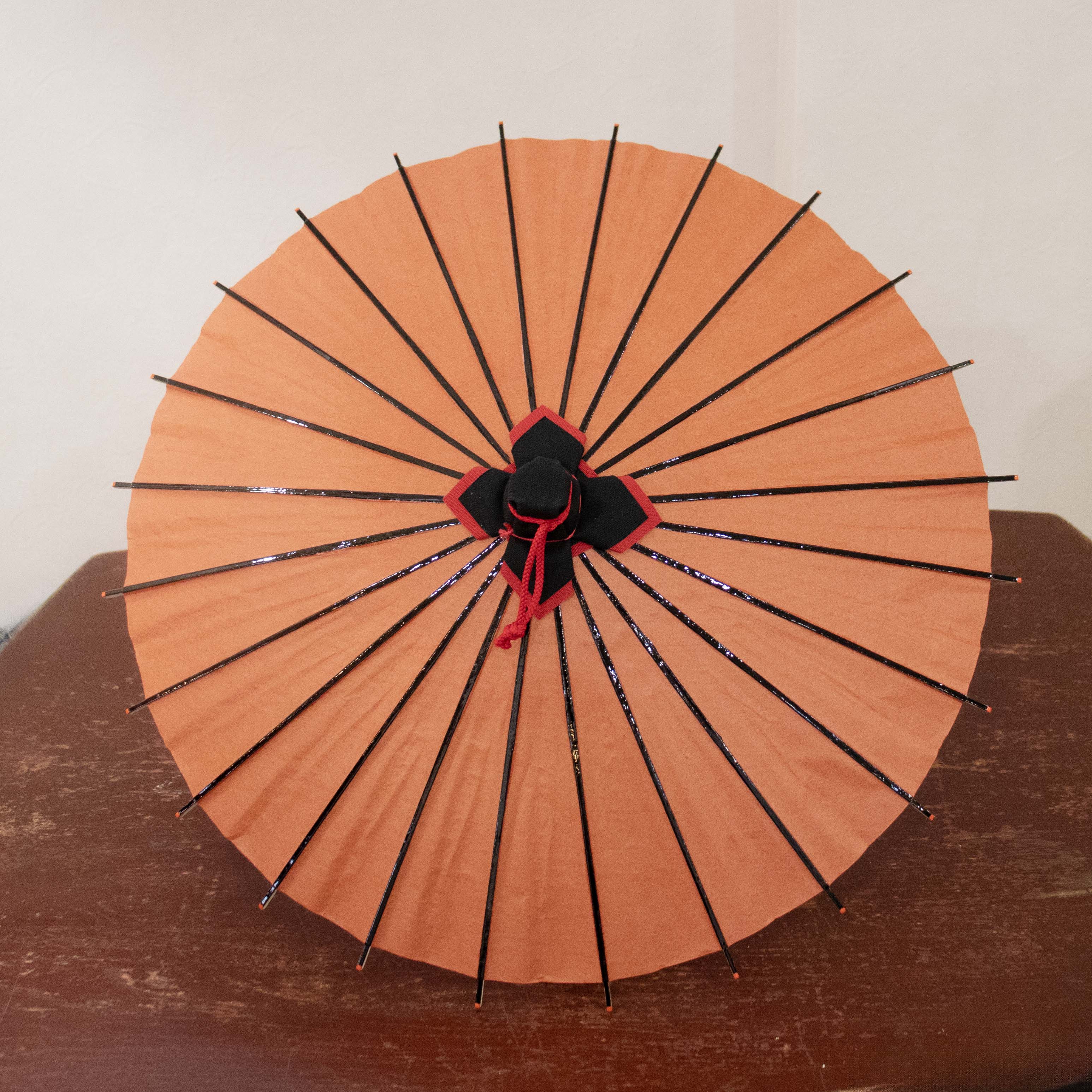 姫和傘 大寸 『橙』