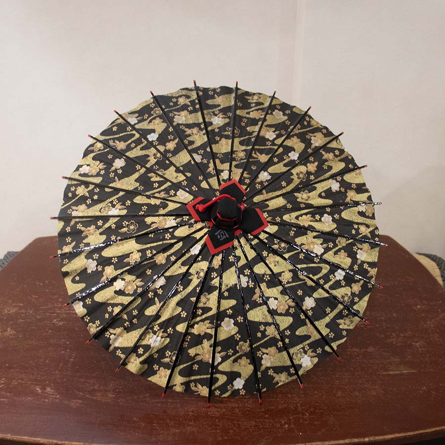 姫和傘  大寸『金彩 花筏』