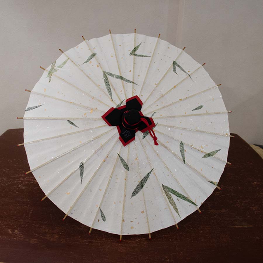 姫和傘  大寸『透かし笹の葉』