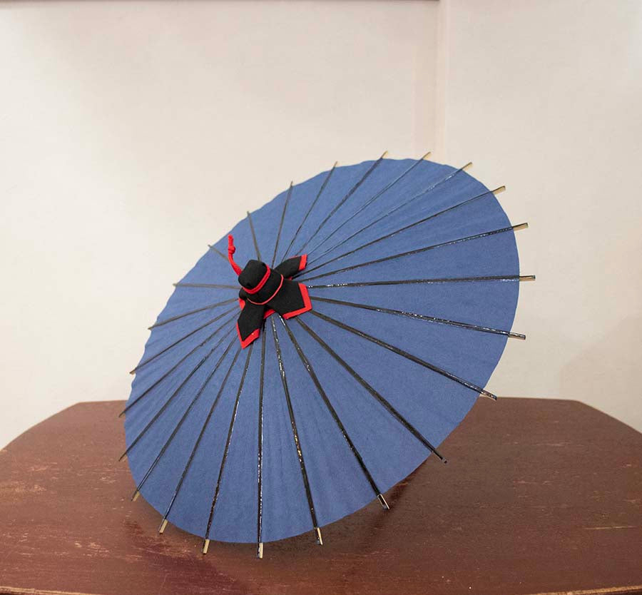 姫和傘  大寸『蒼』