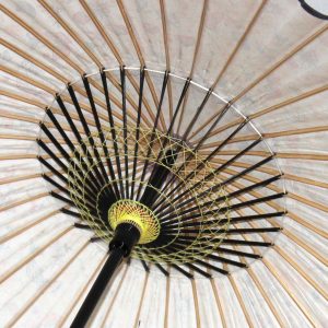 和日傘の糸飾り　繊細な手仕事