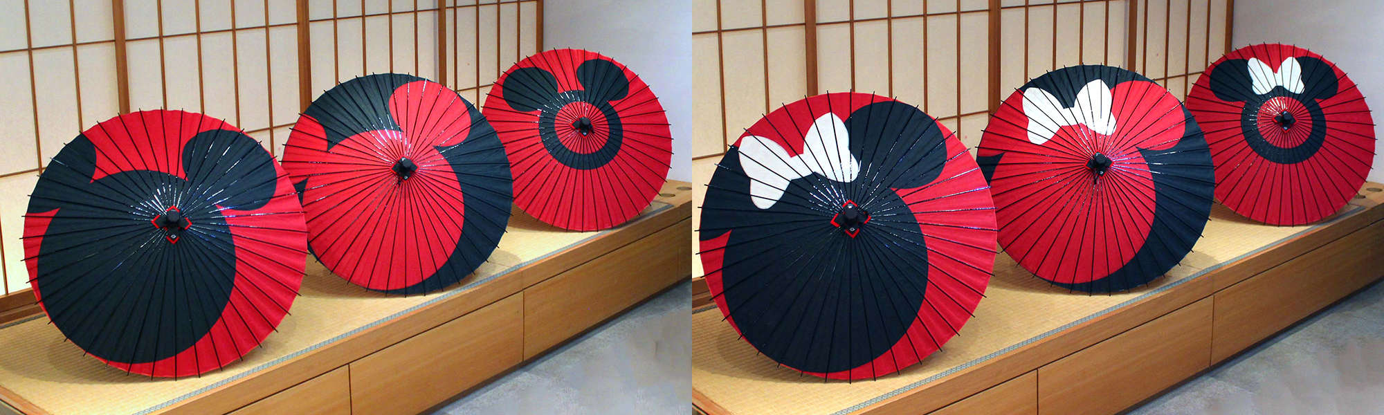 ディズニー 京都伝統工芸シリーズ 電話注文商品 日本最古の和傘屋辻倉