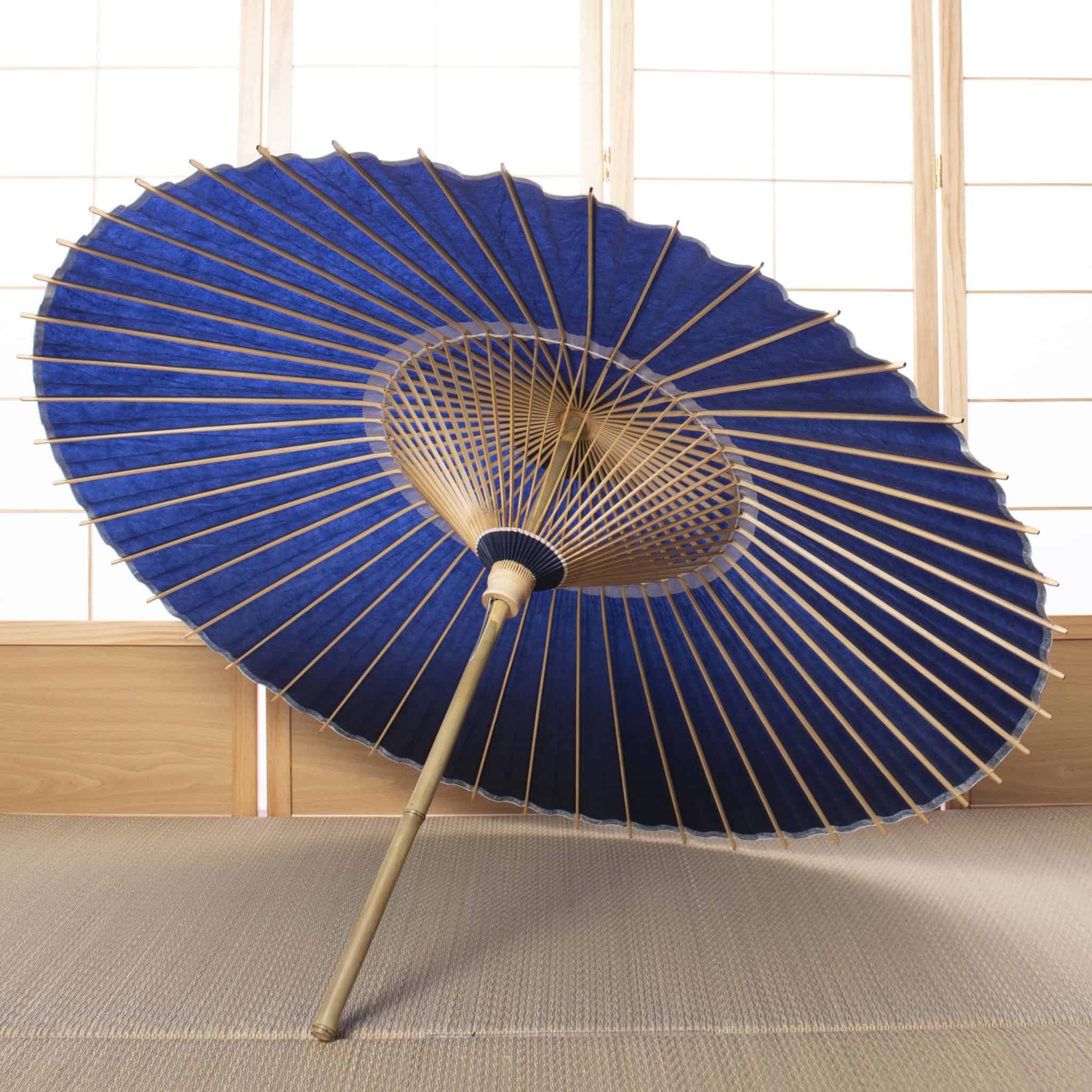 和傘 色番傘 藍 雨傘 贈り物 | 日本最古の和傘屋辻倉 | 京都｜父の日