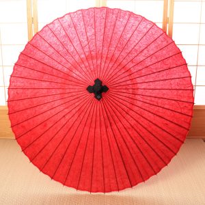 赤色の傘