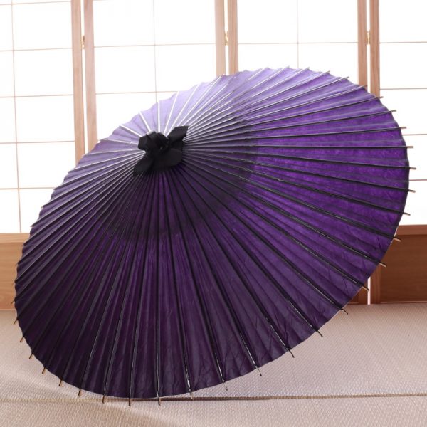 紫色の番傘