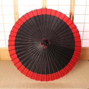 黒赤の和傘