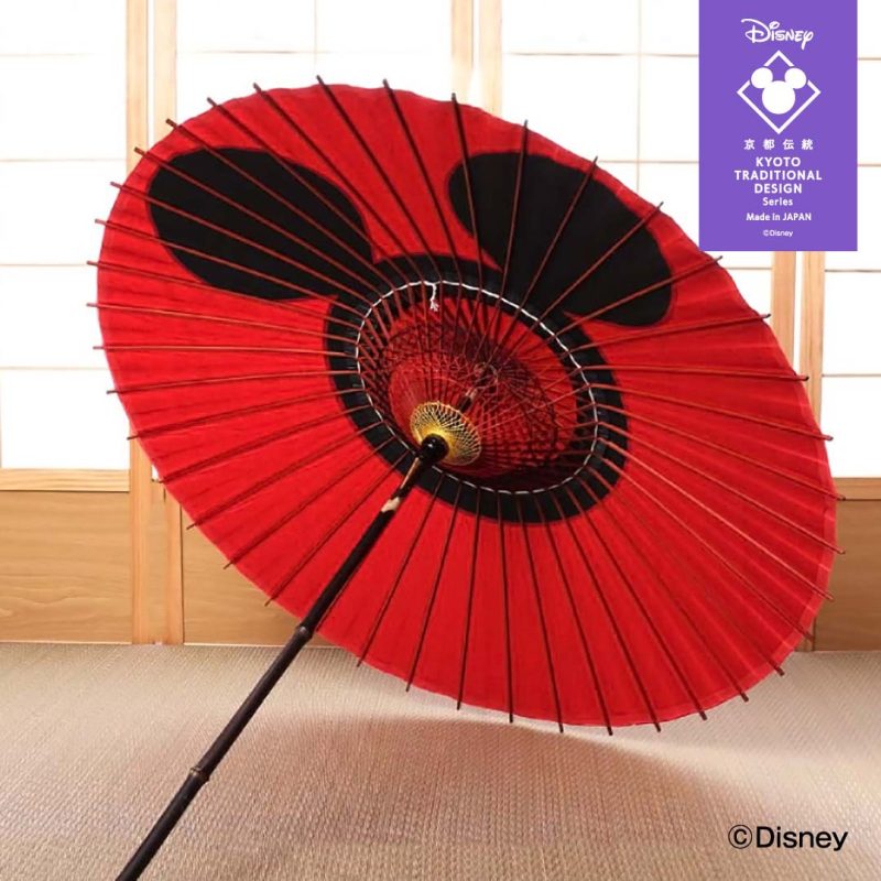 ディズニー伝統工芸ミッキーマウスの和日傘