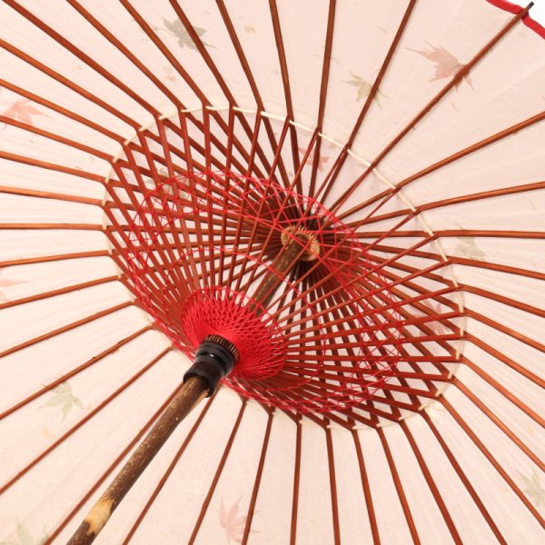 紅葉入りの和日傘