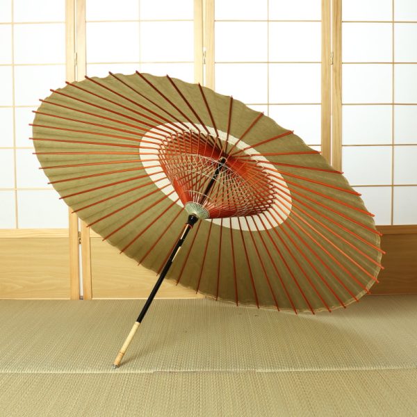 松葉色の和傘