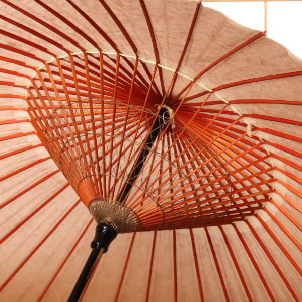 茶色の和傘