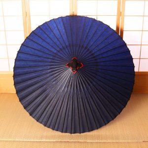 藍色の和傘