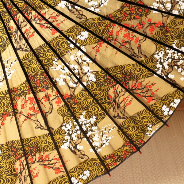 金彩の施された友禅和紙和使った日傘