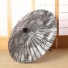 銀彩の施された友禅和紙を使った日傘