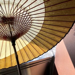 京都黒谷和紙で製作した和傘