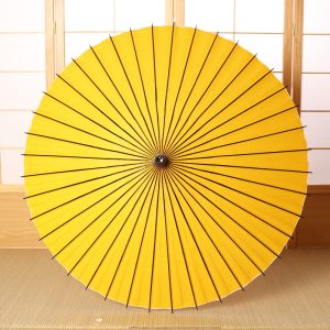 黄色の和日傘