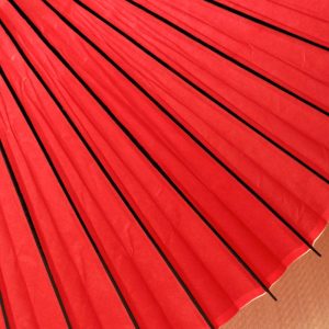 赤色の番傘