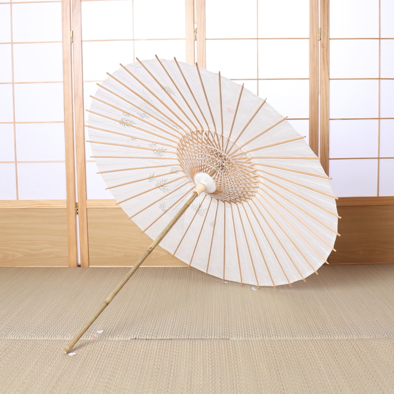京友禅の絵師が描いた『網干風景に千鳥』の和日傘
