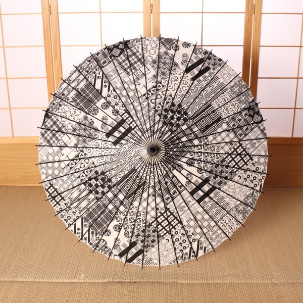 江戸歌舞伎柄の和日傘