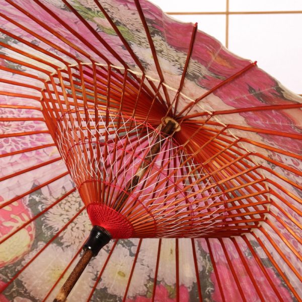 花模様の和傘