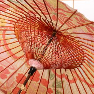桜文様の和傘